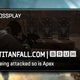 A hacked playlist message in Apex Legends.
